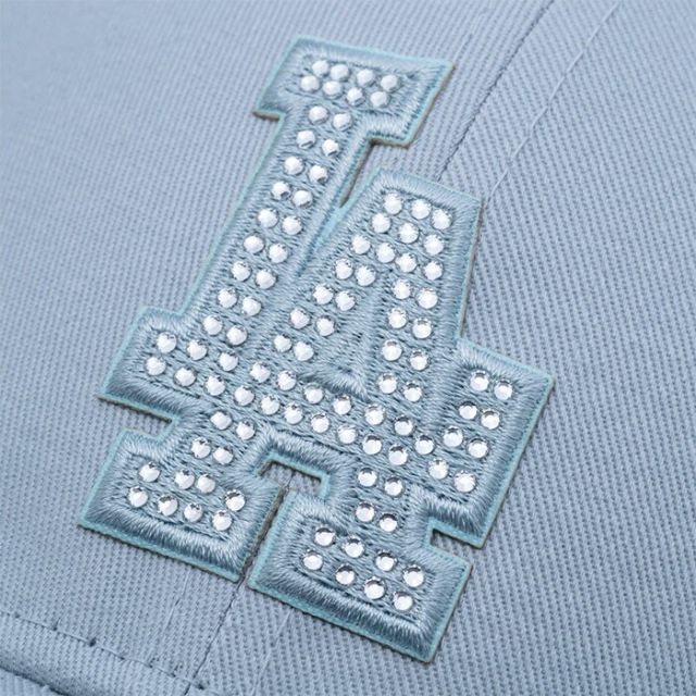 ニューエラ newera 940 RHINESTONE ニューエラ キャップ ラインストーン 9FORTY ロサンゼルスドジャース MLB コラボ 黒 クロスストラップ サイズ調整可能 ユニセックス 14523110 (250328)