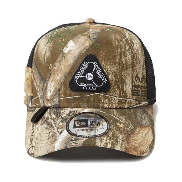 ニューエラ キャップ NEWERA OD 940AFTR ANGLERS CLUB トラッカーキャップ フィッシングキャップ メッシュキャップ アウトドア 釣り用 抗菌 スウェットバンド サイズ調整可能(250411)