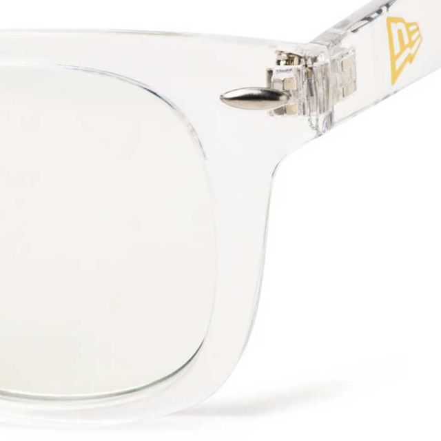 ニューエラ サングラス NEWERA SUNGLASSES PHOTOCHROMIC CLR ウェリントン スクエアレンズ クリアフレーム フォトクロミックグリーンレンズ 調光サングラス uvカット おしゃれ ストリート系 紫外線 自動調整メール便(250411)