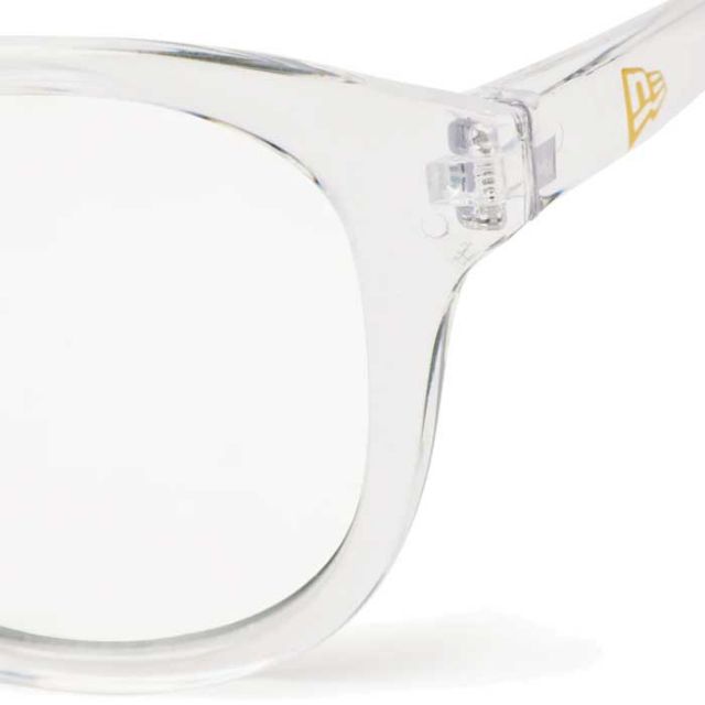 ニューエラ サングラス NEWERA SUNGLASSES PHOTOCHROMIC CLR ウェリントン スクエアレンズ クリアフレーム フォトクロミックグリーンレンズ 調光サングラス uvカット おしゃれ ストリート系 紫外線 自動調整メール便(250411)