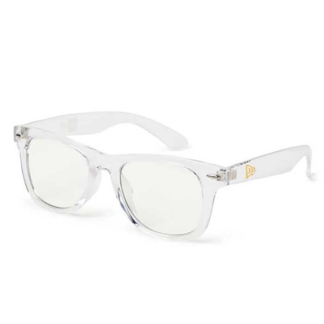 ニューエラ サングラス NEWERA SUNGLASSES PHOTOCHROMIC CLR ウェリントン スクエアレンズ クリアフレーム フォトクロミックグリーンレンズ 調光サングラス uvカット おしゃれ ストリート系 紫外線 自動調整メール便(250411)