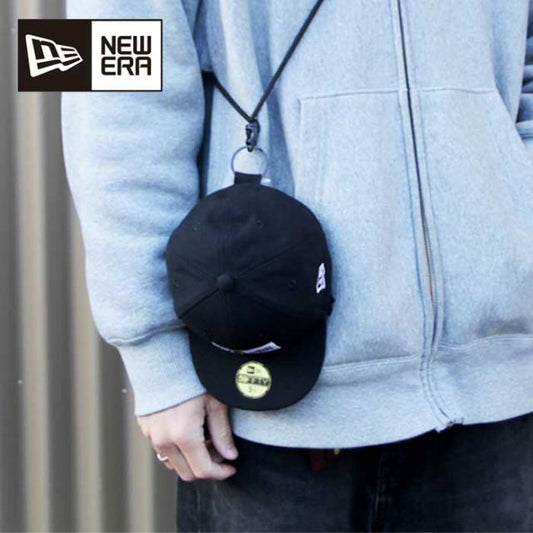 ニューエラ  ポーチ NEWERA CAP POUCH M NECK STRAP キャップポーチ ネックストラップ newera ストリート系 小物 59FIFTY 小物入れ バッグチャーム アクセサリー 首かけポーチ フェス ポーチ(250411)