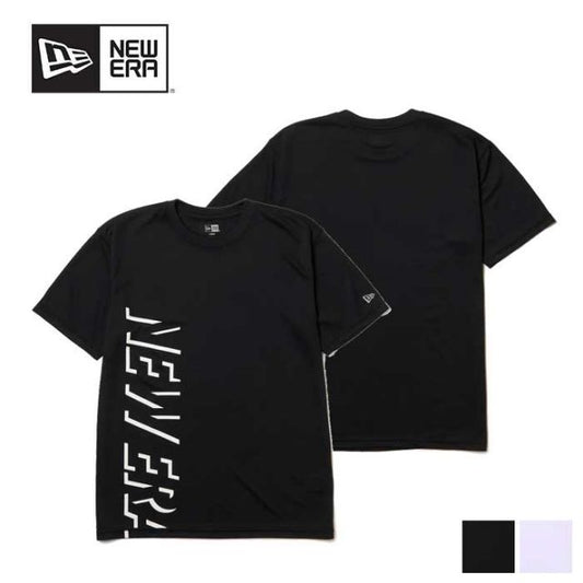 ニューエラ Tシャツ メンズ 半袖 NEWERA PA SS TECH TEE VERTICAL LOGO テック  new era tシャツ メンズ 夏 uvカット 吸汗速乾 UVカット 14410145 14410147 coolera 縦ロゴ 機能性 スポーツ リフレクター メール便(250411)