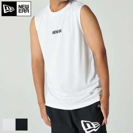 ニューエラ タンクトップ NEWERA PA SL TECH TEE WORDMARK LOGO テックウェア  吸汗速乾 タンク メンズ ジム スポーツウェア 夏 クールエラ インナー ノースリーブ UVカット スポーツ クールエラ 14410172 14410174 メール便 (250411)