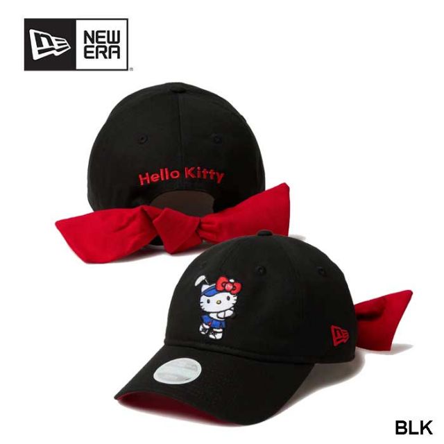 ニューエラ キャップ レディース NEWERA GFW 920 KITTY RIBBON ハローキティ リボン ゴルフ 帽子 女性用 リボン付き コラボ 限定モデル 9TWENTY(250411)