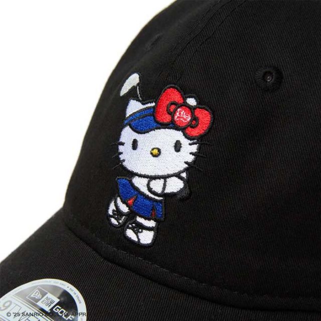 ニューエラ キャップ レディース NEWERA GFW 920 KITTY RIBBON ハローキティ リボン ゴルフ 帽子 女性用 リボン付き コラボ 限定モデル 9TWENTY(250411)