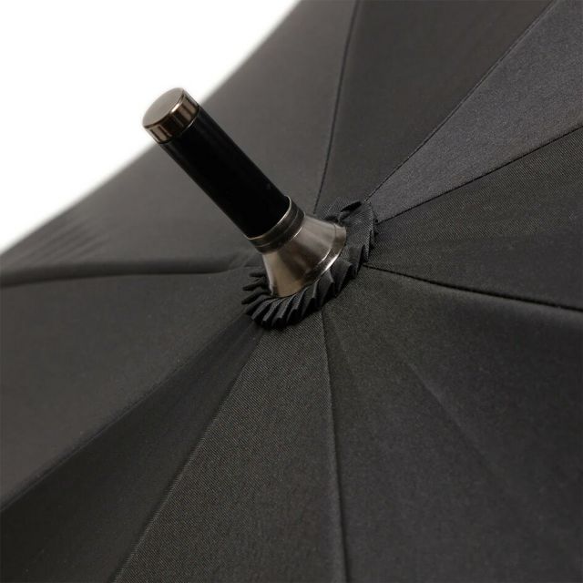 ニューエラ アンブレラ 傘 NEWERA GF UMBRELLA  ゴルフアンブレラ フラッグロゴ ブラック 軽量 大型 ゴルフグッズ GOLF 大きい傘 メンズ 雨具 おすすめ カーボン 骨晴雨兼用 14470862 (250411)