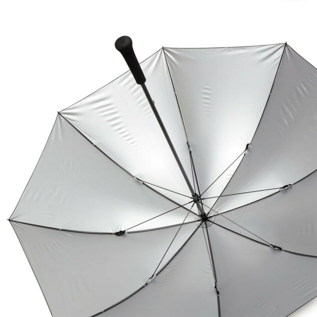 ニューエラ アンブレラ 傘 NEWERA GF UMBRELLA  ゴルフアンブレラ フラッグロゴ ブラック 軽量 大型 ゴルフグッズ GOLF 大きい傘 メンズ 雨具 おすすめ カーボン 骨晴雨兼用 14470862 (250411)