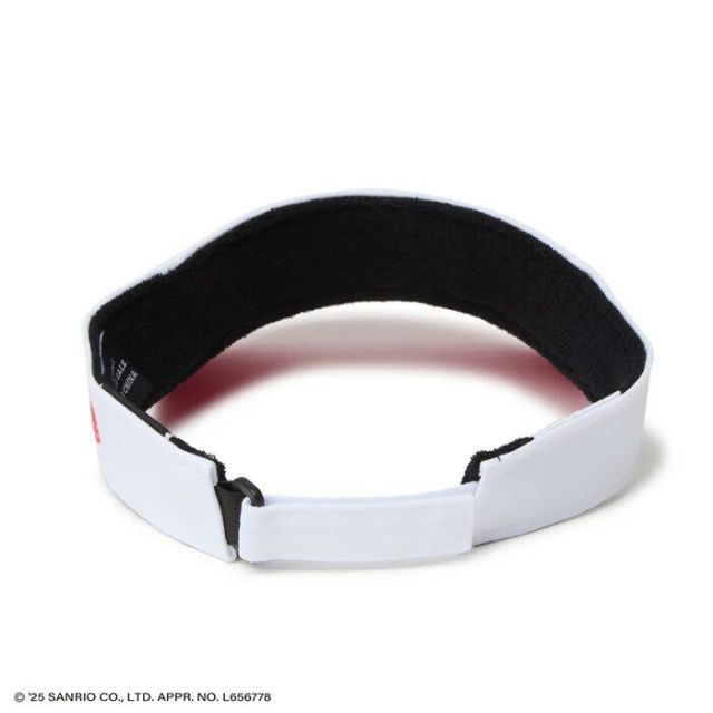 ニューエラ サンバイザー レディース ロングバイザー HELLO KITTY GFW SUN VISOR LV GOLF KITTY ニューエラ ハローキティ サンバイザー レディース ゴルフ 日よけ UVカット コラボ ベルクロ調整可能 (250411)