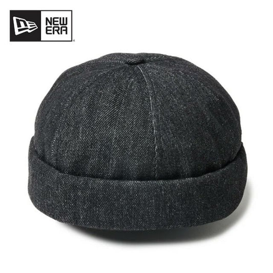 ニューエラ フィッシャーマン キャップ ブラックデニム FISHERMAN ニューエラ フィッシャーマンキャップ デニム ハット メンズ レディース クロスストラップ ブラック コットン ノーバイザー 調整可能 (250411)14388416