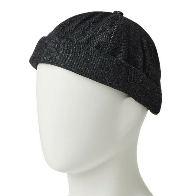 ニューエラ フィッシャーマン キャップ ブラックデニム FISHERMAN ニューエラ フィッシャーマンキャップ デニム ハット メンズ レディース クロスストラップ ブラック コットン ノーバイザー 調整可能 (250411)14388416