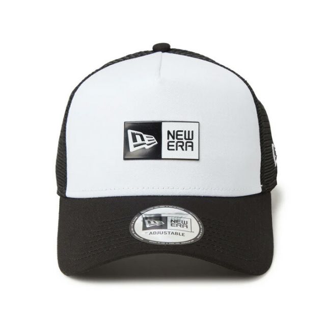 ニューエラ NEWERA 9FORTY A-Frame トラッカー Box Logo TPUロゴ 940AFTR BOX TPU キャップ メッシュ スナップバック メッシュキャップ 9FORTY Aフレーム ボックスロゴ メンズ レディース ユニセックス (250411)