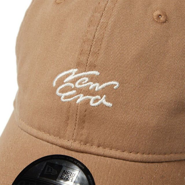 9TWENTY Handwritten Logo 920ES HANDWRITTEN ニューエラ キャップ 9TWENTY ブラック イージースナップ サイズ調整 メンズ レディース コットン ユニセックス 帽子 (250411)