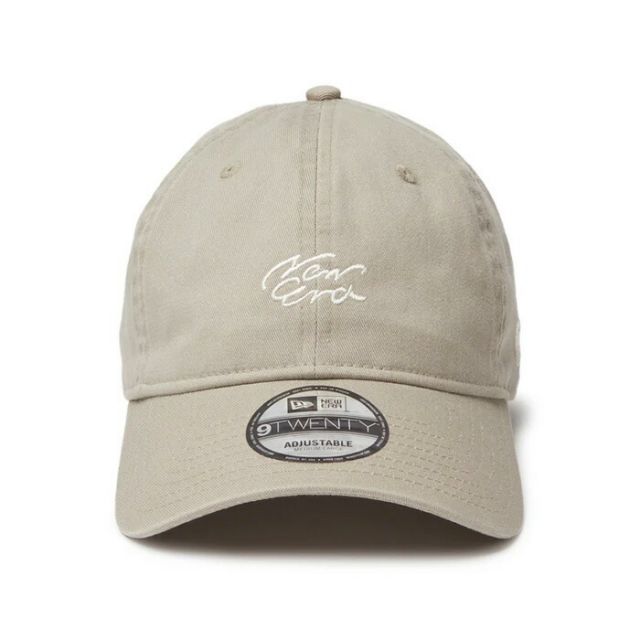 9TWENTY Handwritten Logo 920ES HANDWRITTEN ニューエラ キャップ 9TWENTY ブラック イージースナップ サイズ調整 メンズ レディース コットン ユニセックス 帽子 (250411)