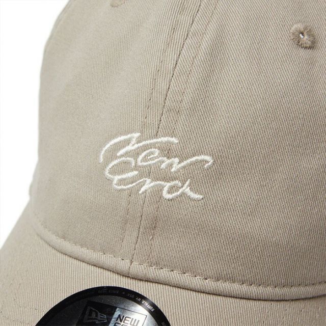 9TWENTY Handwritten Logo 920ES HANDWRITTEN ニューエラ キャップ 9TWENTY ブラック イージースナップ サイズ調整 メンズ レディース コットン ユニセックス 帽子 (250411)