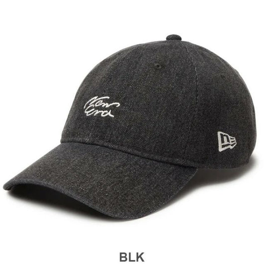 9TWENTY Handwritten Logo 920ES HANDWRITTEN ニューエラ キャップ 9TWENTY ブラック イージースナップ サイズ調整 メンズ レディース コットン ユニセックス 帽子 (250411)