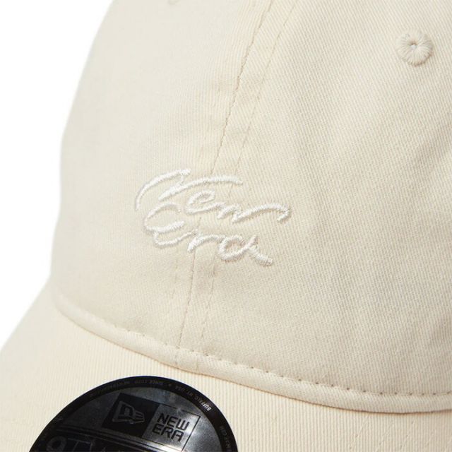 9TWENTY Handwritten Logo 920ES HANDWRITTEN ニューエラ キャップ 9TWENTY ブラック イージースナップ サイズ調整 メンズ レディース コットン ユニセックス 帽子 (250411)