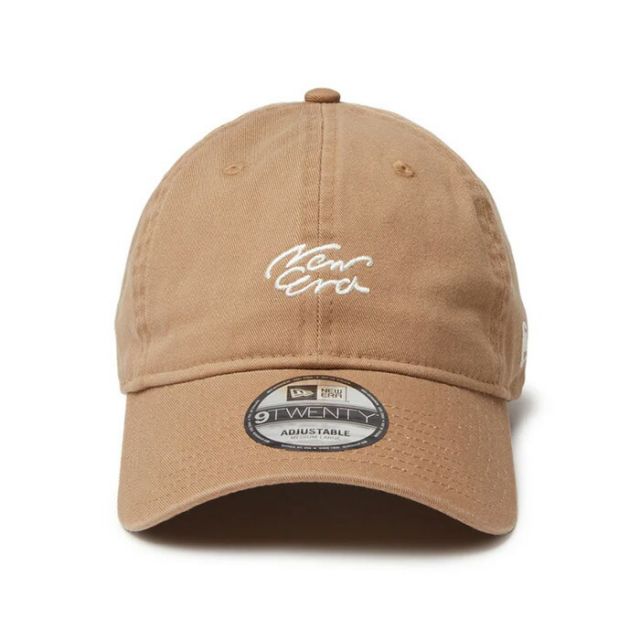 9TWENTY Handwritten Logo 920ES HANDWRITTEN ニューエラ キャップ 9TWENTY ブラック イージースナップ サイズ調整 メンズ レディース コットン ユニセックス 帽子 (250411)
