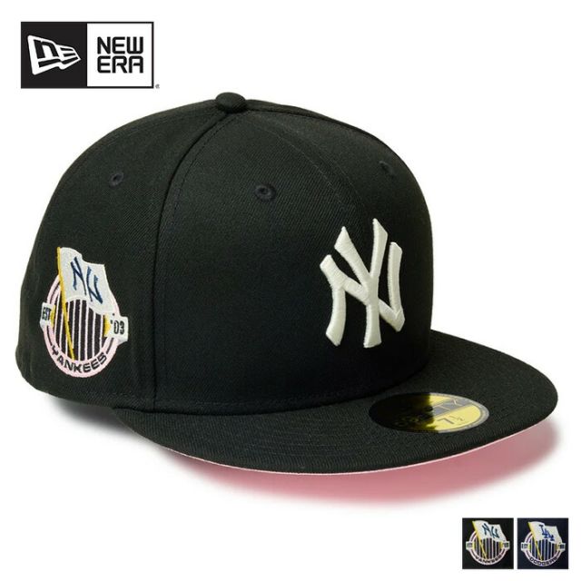 ニューエラ キャップ 59fifty Sakura Pack 5950 SAKURA SP サクラパック 桜カラー  ヤンキース ドジャース MLBキャップ 桜 限定モデル 14388828 14388829 帽子 メンズ レディース ピンク系 サイズ展開 アジャスターなし (250411)