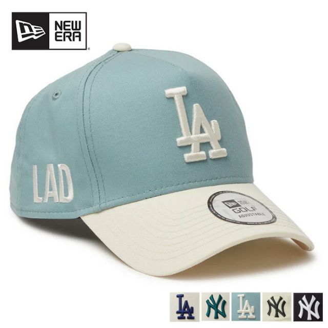 9FORTY A-Frame MLB 2-Tone GF 940AF MLB 2TONE ニューエラ キャップ ゴルフキャップ ドジャース 9FORTY Aフレーム スナップバック メンズ レディース ビーチキスブルー MLB帽子 おしゃれ 紫外線対策 (250411)