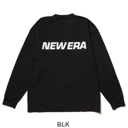 OD LS OS UTILITY TEE WMLOGO ニューエラ 長袖 ユーティリティー オーバーサイズド Tシャツ Wordmark Tシャツ メンズ レディース ユニセックス ブラック アウトドア プール 海 水陸両用 水着 ラッシュガード 大きめサイズ (250411)