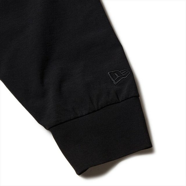 OD LS OS UTILITY TEE WMLOGO ニューエラ 長袖 ユーティリティー オーバーサイズド Tシャツ Wordmark Tシャツ メンズ レディース ユニセックス ブラック アウトドア プール 海 水陸両用 水着 ラッシュガード 大きめサイズ (250411)
