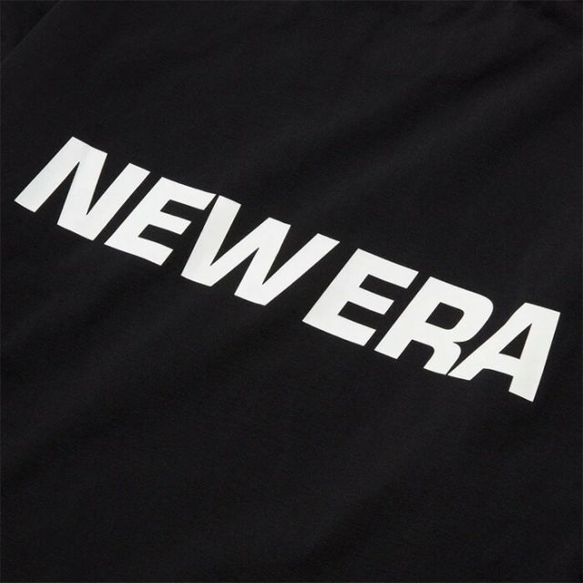 OD LS OS UTILITY TEE WMLOGO ニューエラ 長袖 ユーティリティー オーバーサイズド Tシャツ Wordmark Tシャツ メンズ レディース ユニセックス ブラック アウトドア プール 海 水陸両用 水着 ラッシュガード 大きめサイズ (250411)
