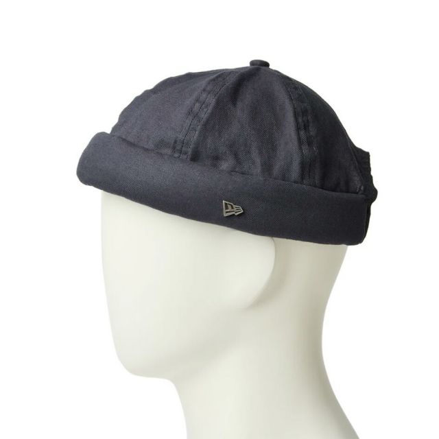 ニューエラ NEWERA FISHERMAN COTTON FLAX ニューエラ フィッシャーマンキャップ 綿麻素材 クロスストラップ ネイビー (250509)