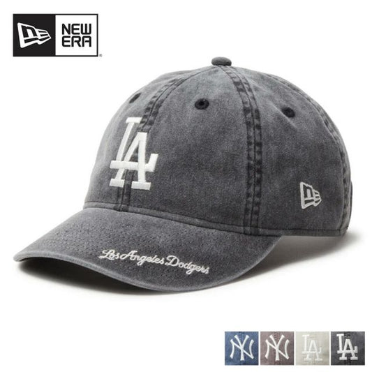 ニューエラ NEWERA 930 ACID WASH VISOR  ニューエラ 9THIRTY MLB ドジャース アシッドウォッシュ キャップ コットン (250509)