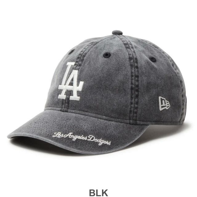 ニューエラ NEWERA 930 ACID WASH VISOR  ニューエラ 9THIRTY MLB ドジャース アシッドウォッシュ キャップ コットン (250509)