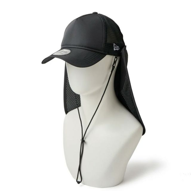 ニューエラ キャップ メンズ NEWERA OD 940AFTR SUNSHADE 9FORTY A-Frame PROLIGHT サンシェードキャップ 撥トラッカー ブラック 撥水 UVカット 抗菌 手洗い可 PROLIGHTアウトドアユーティリティモデル 14392234 ユニセックス (250509)