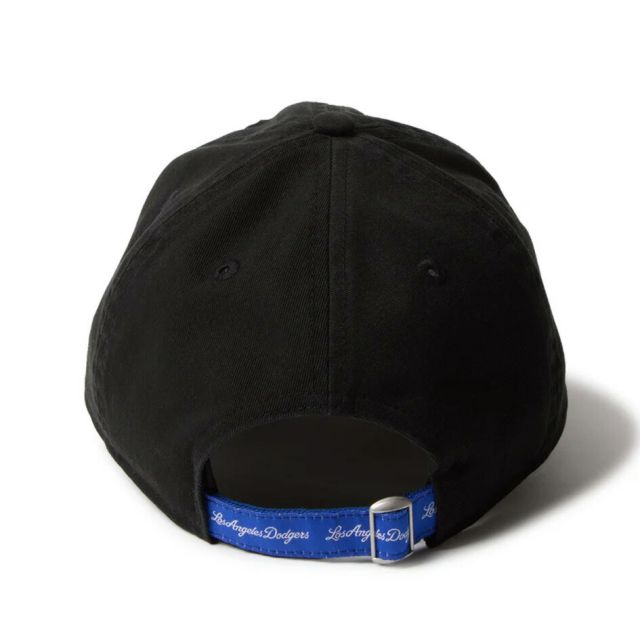 ニューエラ NEWERA 920CS MLB MINI LOGO LOSDOD ロサンゼルス・ドジャース ブラック ストーン コンパクトロゴ キャップ クロスストラップ ユニセックス 9TWENTY MLB公式 メジャーリーグ ストリート 14668011 14668010 (250904)