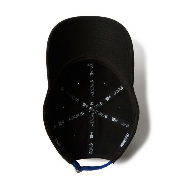 ニューエラ NEWERA 920CS MLB MINI LOGO LOSDOD ロサンゼルス・ドジャース ブラック ストーン コンパクトロゴ キャップ クロスストラップ ユニセックス 9TWENTY MLB公式 メジャーリーグ ストリート 14668011 14668010 (250904)