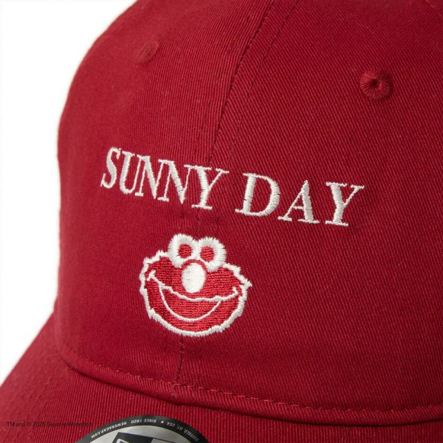 ニューエラ キャップ レディース メンズ NEWERA 920 SESAME セサミストリート SUNNY DAY Elmo エルモ／C is for Cookie クッキーモンスター コラボキャップ ユニセックス カーブドバイザー コットン素材 サイズ調整可 14682616 14682615 (250904)
