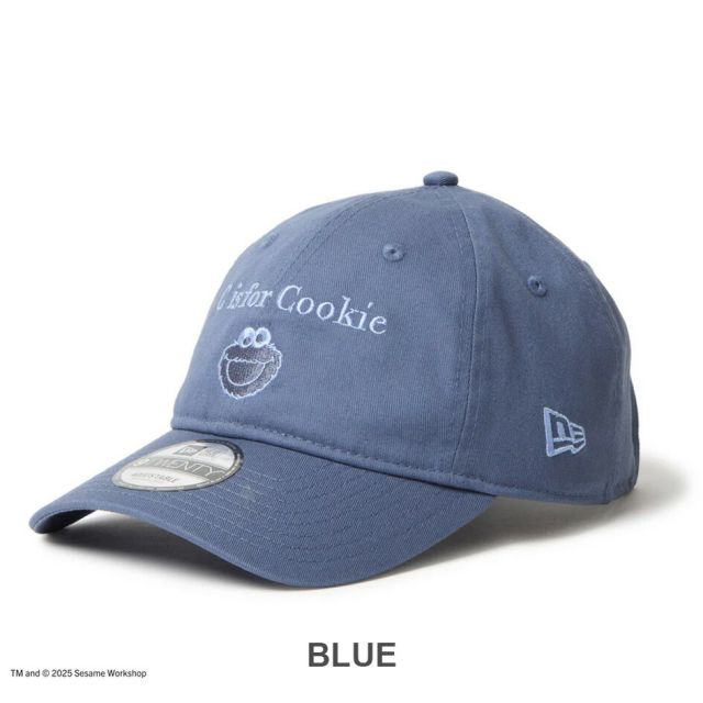 ニューエラ キャップ レディース メンズ NEWERA 920 SESAME セサミストリート SUNNY DAY Elmo エルモ／C is for Cookie クッキーモンスター コラボキャップ ユニセックス カーブドバイザー コットン素材 サイズ調整可 14682616 14682615 (250904)