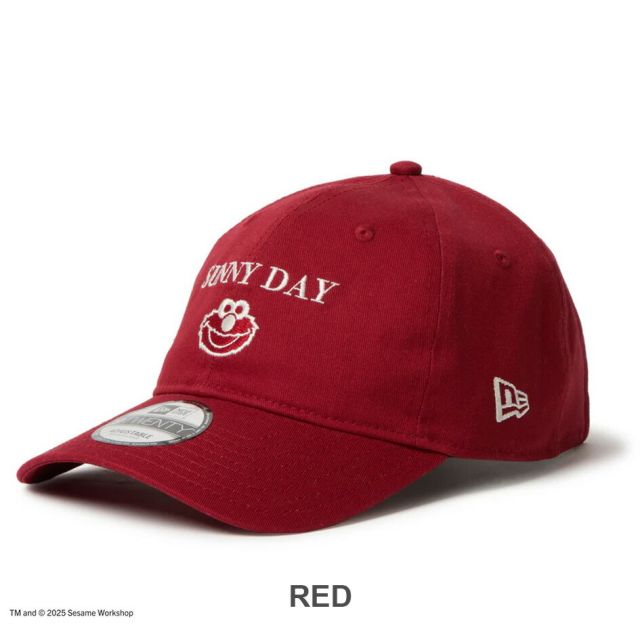 ニューエラ キャップ レディース メンズ NEWERA 920 SESAME セサミストリート SUNNY DAY Elmo エルモ／C is for Cookie クッキーモンスター コラボキャップ ユニセックス カーブドバイザー コットン素材 サイズ調整可 14682616 14682615 (250904)