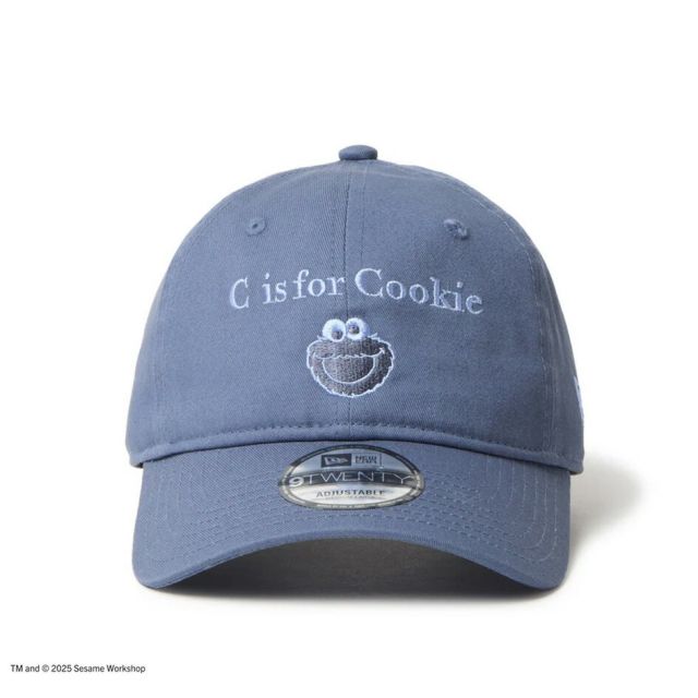 ニューエラ キャップ レディース メンズ NEWERA 920 SESAME セサミストリート SUNNY DAY Elmo エルモ／C is for Cookie クッキーモンスター コラボキャップ ユニセックス カーブドバイザー コットン素材 サイズ調整可 14682616 14682615 (250904)