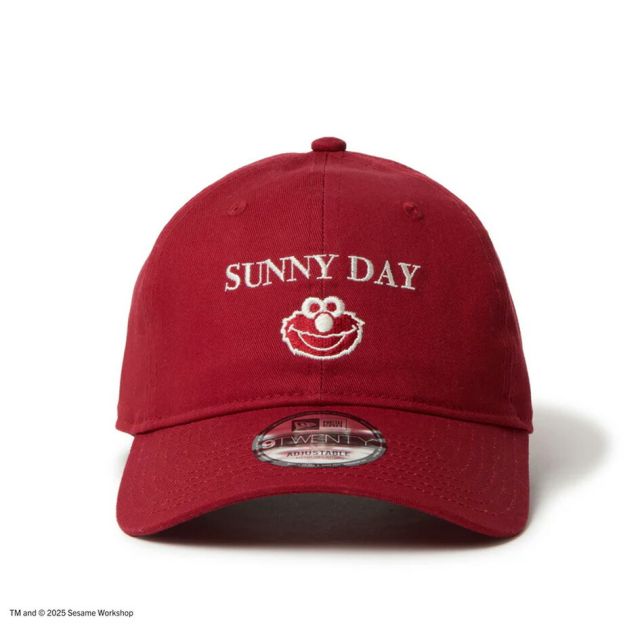 ニューエラ キャップ レディース メンズ NEWERA 920 SESAME セサミストリート SUNNY DAY Elmo エルモ／C is for Cookie クッキーモンスター コラボキャップ ユニセックス カーブドバイザー コットン素材 サイズ調整可 14682616 14682615 (250904)