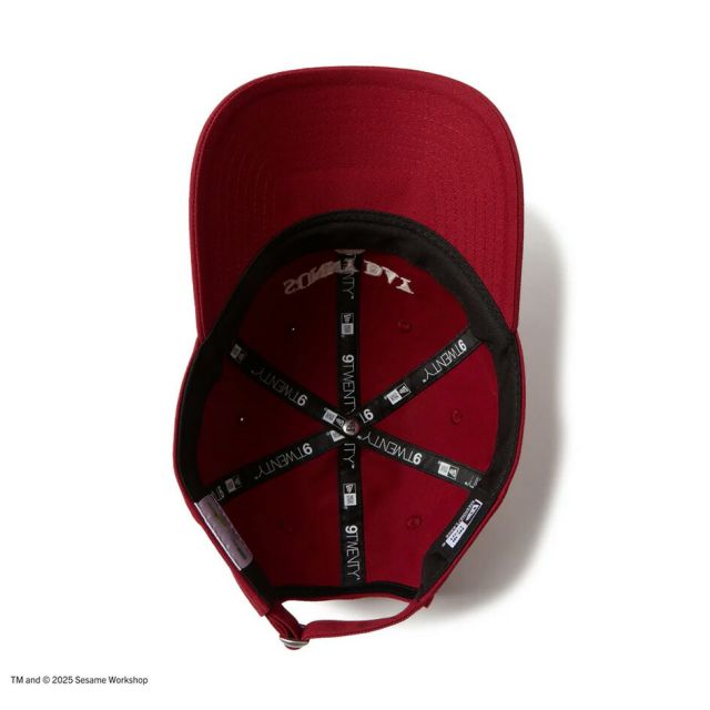 ニューエラ キャップ レディース メンズ NEWERA 920 SESAME セサミストリート SUNNY DAY Elmo エルモ／C is for Cookie クッキーモンスター コラボキャップ ユニセックス カーブドバイザー コットン素材 サイズ調整可 14682616 14682615 (250904)
