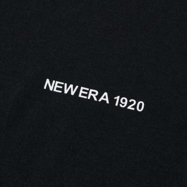 ニューエラ ロンt メンズ NEWERA LS OS CT TEE NE1920 ニューエラ 長袖 オーバーサイズド コットン Tシャツ 1920 ブラック／ホワイト 8oz ヘビーウェイト ユニセックス ロンT ストリート シンプルロゴ 14682695 14682697 メール便 (250904)