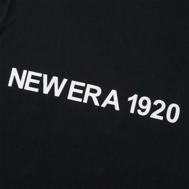 ニューエラ ロンt メンズ NEWERA LS OS CT TEE NE1920 ニューエラ 長袖 オーバーサイズド コットン Tシャツ 1920 ブラック／ホワイト 8oz ヘビーウェイト ユニセックス ロンT ストリート シンプルロゴ 14682695 14682697 メール便 (250904)