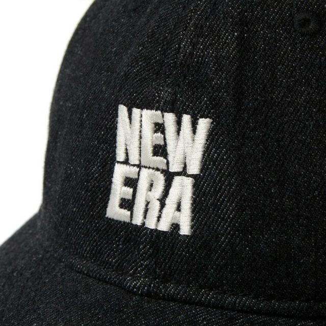 ニューエラ キャップ メンズ NEWERA 930LS DENIM SQUARE NEWERA スクエアニューエラ ブラックデニム インディゴデニム ユニセックス デニムキャップ スナップバック サイズ調整可 コットン素材 14667925 14667928 (250904)