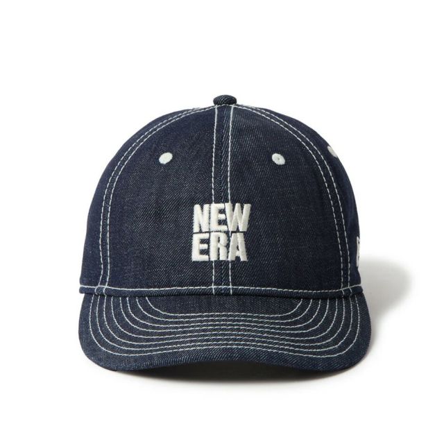ニューエラ キャップ メンズ NEWERA 930LS DENIM SQUARE NEWERA スクエアニューエラ ブラックデニム インディゴデニム ユニセックス デニムキャップ スナップバック サイズ調整可 コットン素材 14667925 14667928 (250904)