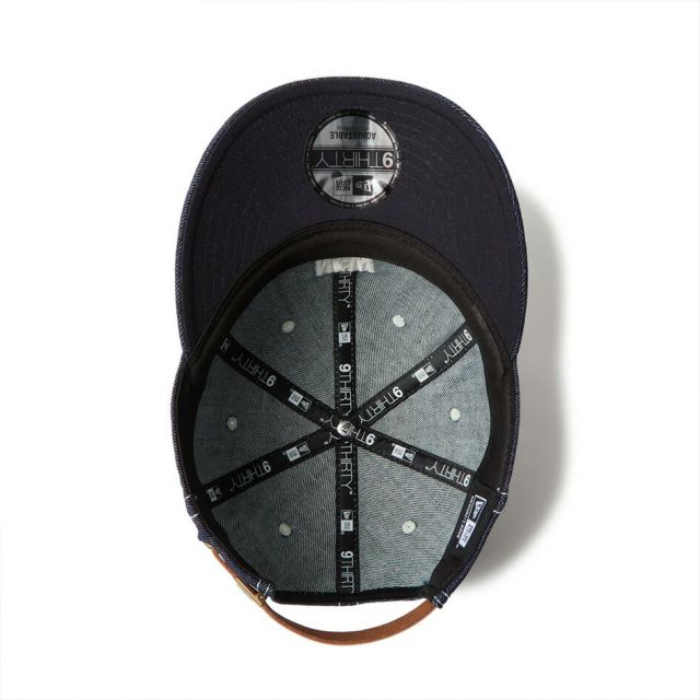 ニューエラ キャップ メンズ NEWERA 930LS DENIM SQUARE NEWERA スクエアニューエラ ブラックデニム インディゴデニム ユニセックス デニムキャップ スナップバック サイズ調整可 コットン素材 14667925 14667928 (250904)