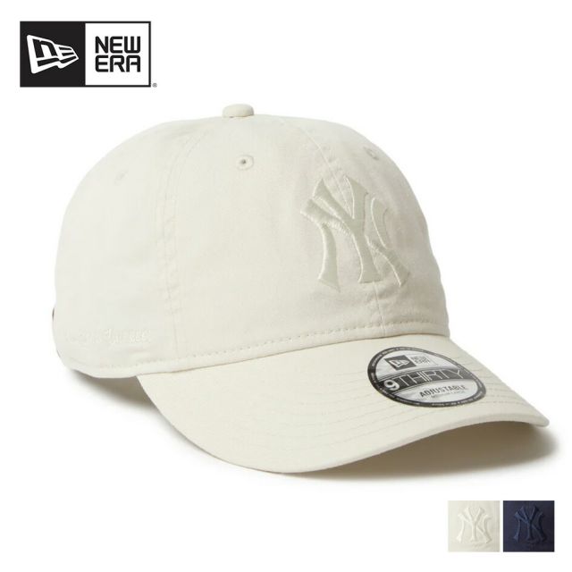 ニューエラ キャップ メンズ レディース NEWERA 930CS MLBCO TONAL NEYYANCO ニューヨーク・ヤンキース クーパーズタウン アイボリー／ナイトシフトネイビー ユニセックス トナルロゴ 刺繍キャップ 14667943 14667942 (250904)