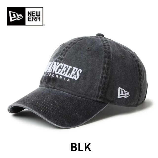 ニューエラ キャップ メンズ NEWERA 920CS LA PACK IW Los Angeles Packコレクション イタリアンウォッシュ ブラック ユニセックス クロスストラップ ローキャップ ヴィンテージ加工 ロサンゼルス 9TWENTY 14668044 (250904)
