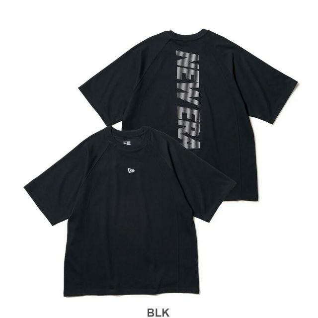 ニューエラ Tシャツ メンズ 半袖 NEWERA PA SS OS PF TEE VERTICAL LOGO オーバーサイズド パフォーマンス コットン/ポリエステル 吸汗速乾性 生地裏面がメッシ 通気性 トレーニング 通勤 タウンユース メーｒ便 14674806 14674805 14674804 (250904)