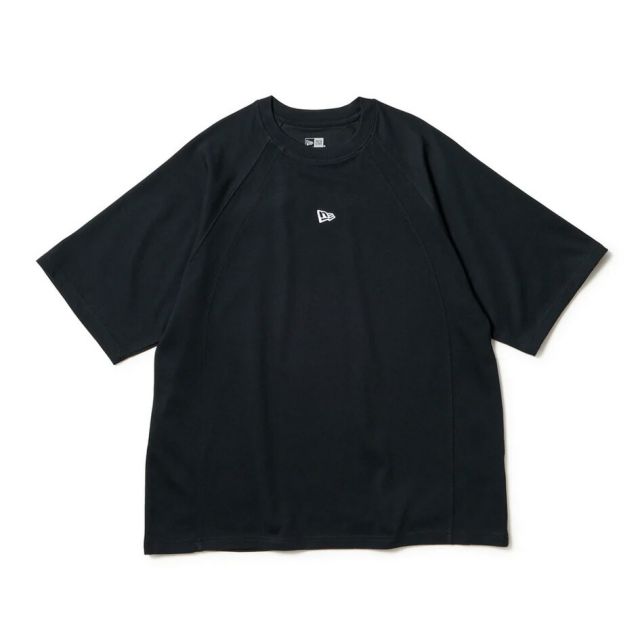 ニューエラ Tシャツ メンズ 半袖 NEWERA PA SS OS PF TEE VERTICAL LOGO オーバーサイズド パフォーマンス コットン/ポリエステル 吸汗速乾性 生地裏面がメッシ 通気性 トレーニング 通勤 タウンユース メーｒ便 14674806 14674805 14674804 (250904)