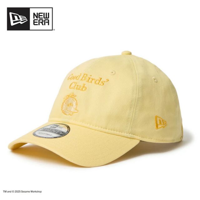 ニューエラ キャップ レディース NEWERA 920 SESAME BIGB 9TWENTY セサミストリート コラボ Good Birds’ Club ビッグバード キャップ 14682617 ベビーイエロー ユニセックス クロスストラップ 限定モデル 14682617 (250904)