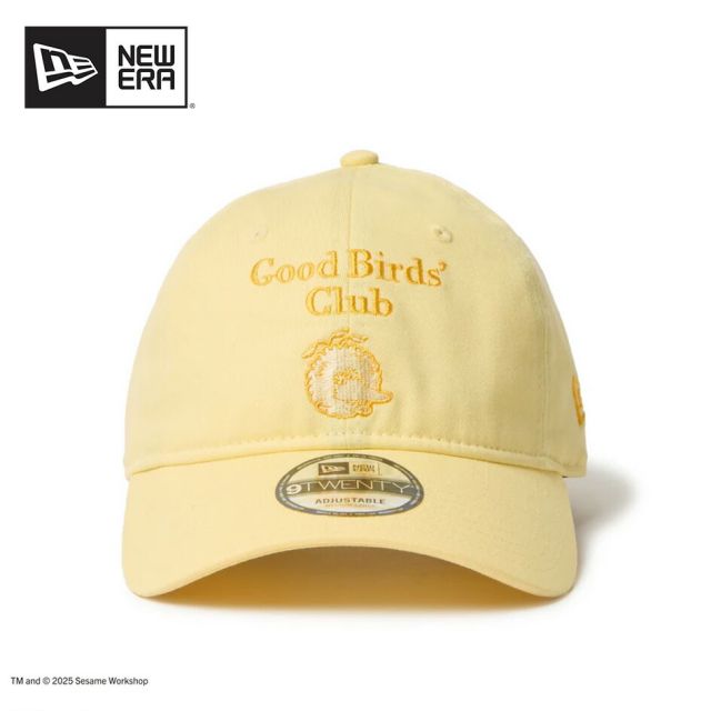 ニューエラ キャップ レディース NEWERA 920 SESAME BIGB 9TWENTY セサミストリート コラボ Good Birds’ Club ビッグバード キャップ 14682617 ベビーイエロー ユニセックス クロスストラップ 限定モデル 14682617 (250904)
